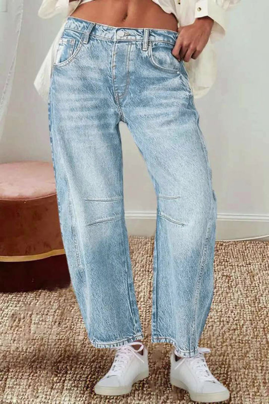 ヴィンテージバナナパンツ、ストレートデニム