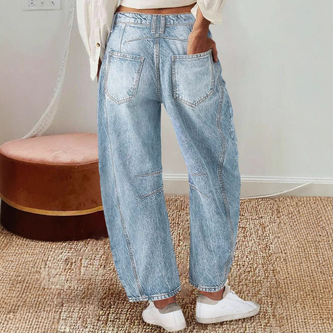 ヴィンテージバナナパンツ、ストレートデニム