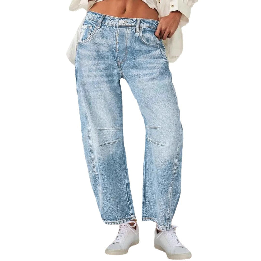ヴィンテージバナナパンツ、ストレートデニム