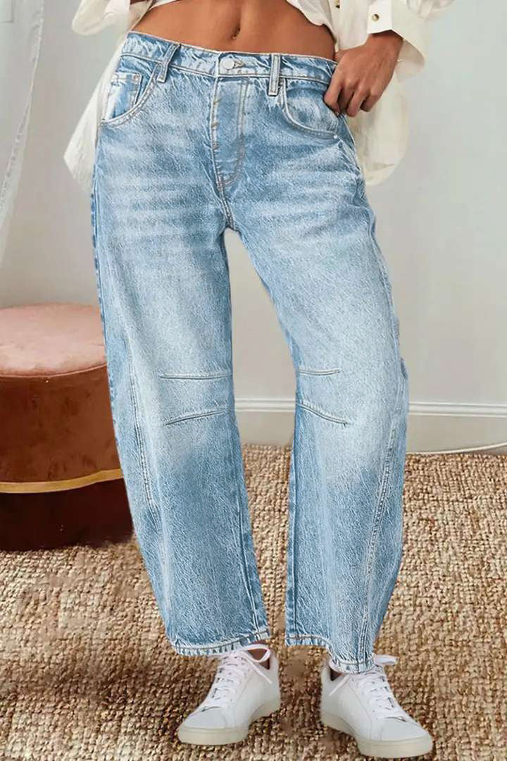 ヴィンテージバナナパンツ、ストレートデニム