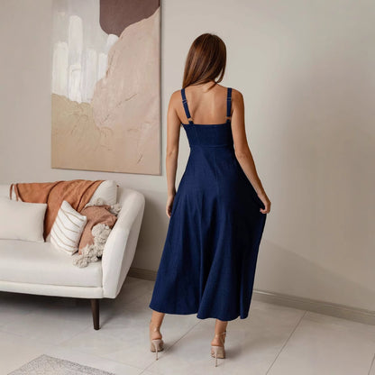 Sexy Camisole Denim Dress