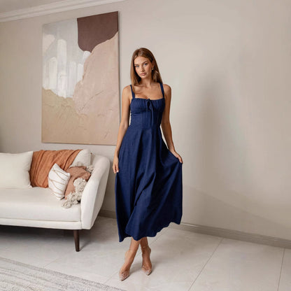Sexy Camisole Denim Dress
